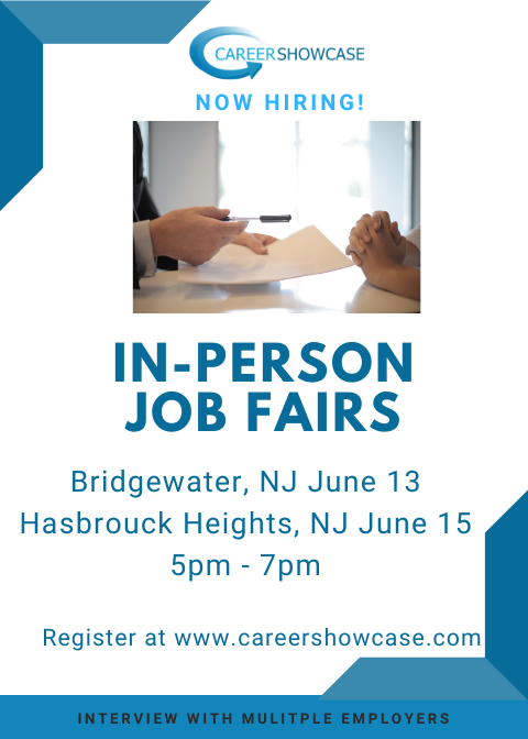 CSjobfairs's tweet photo. Your new career is just a few weeks away! Register today at https://t.co/Bz9APGin3T

Hiring Managers: Email brad@careershowcase.com for participation

#nj #njjobs #njbusiness #njbusinessowners #newjersey #newcareers #newjerseyjobs #newjerseybusiness #bridgewater #jobfair https://t.co/zjQJ8RNSbO
