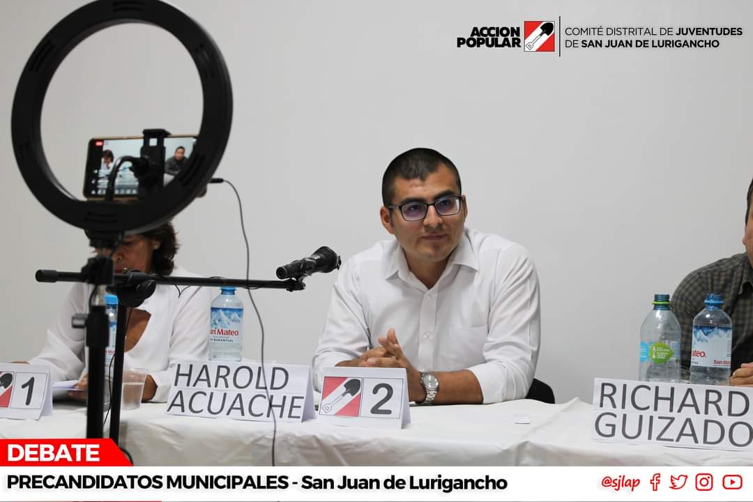 ap_sjl's tweet photo. Debate Precandidatos Municipales - S.J.L 🇵🇪📣 Ellos compartieron sus propuestas respecto a: seguridad ciudadana, contaminación ambiental y limpieza pública, cultura, juventud, educación, salud, entre otras propuestas e ideas a favor de nuestro gran distrito. #Elecciones2022 https://t.co/UORlGKvXIa