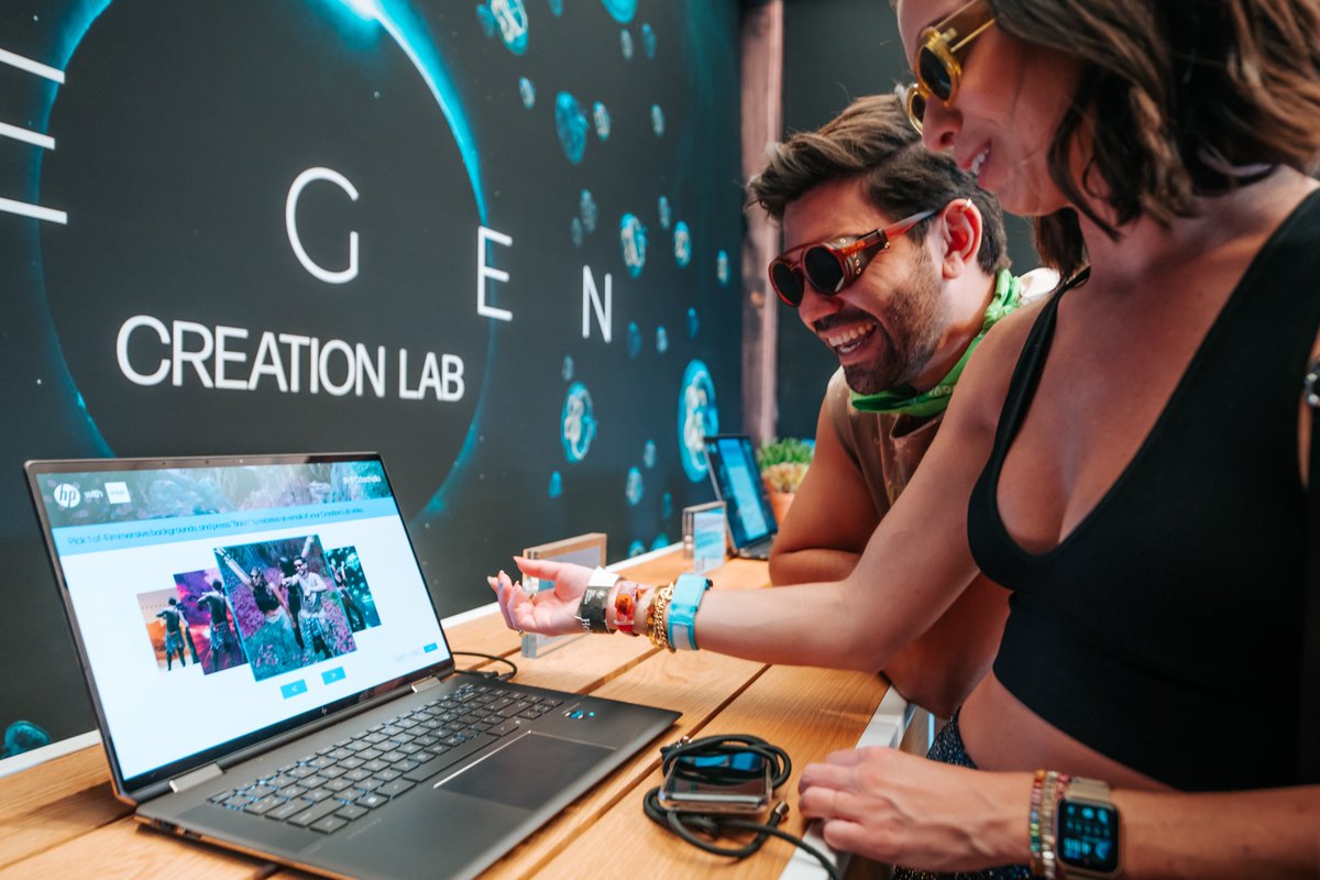 MarketInfinity's tweet photo. At @coachella 2022, @HP returned with a purpose to connect and educate. Scored by @odesza and created by 9 of the world's most renowned digital artists, over 80,000 attendees witnessed the multi-sensory journey of REGEN at the HP Antarctic. #HPCoachella #infinitymarketingteam https://t.co/rrIeKkP3C3