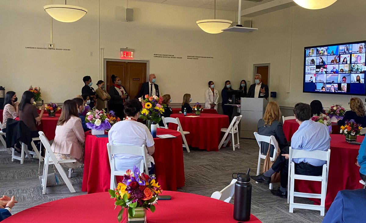 Congrats to the NYP-LH Clinical Excellence Award winners!👏🏽 
&amp; kudos R4 Council for hosting such a heartfelt celebration♥️ <a href="/laurie1nurse/">laurie walsh</a> <a href="/Catlombardi1/">Catherine lombardi</a> <a href="/rntfc/">Theresa</a> <a href="/DaniLeStrangeRN/">Dani Lestrange</a> <a href="/memw31/">Margaret McCorry Wal</a> <a href="/Mary_Cassai/">Mary Cassai</a> <a href="/NYPLHDEM/">NYP LH DEM</a> <a href="/5NorthLawrence/">5North NYP Lawrence</a> <a href="/TelemetryBeats/">TheTelemetryBeat</a> <a href="/cathy_biviano/">Cathy Biviano</a> <a href="/MSCHQuality/">Peggy Quinn</a> <a href="/nyphospital/">NewYork-Presbyterian</a>