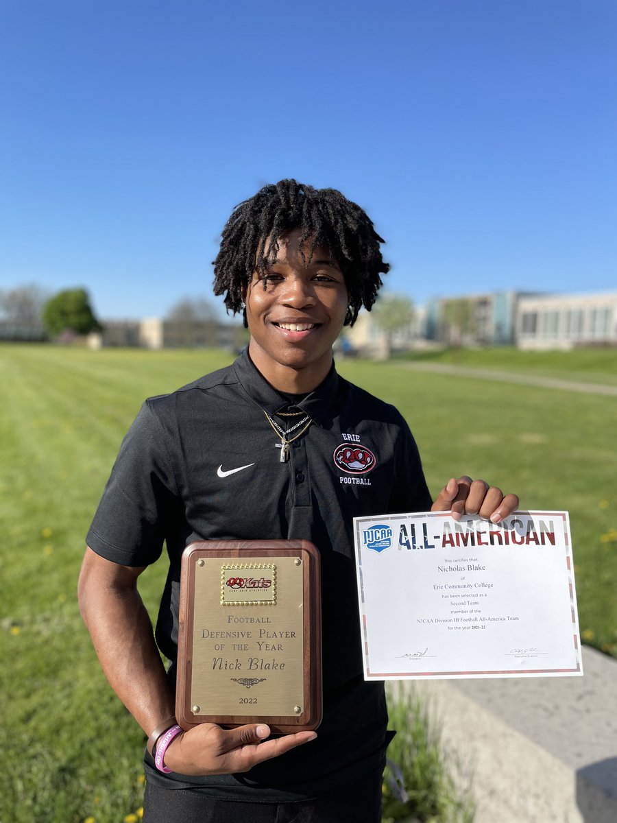 I’m not satisfied but very grateful for my coaches and teammates. I can’t wait to do better next year.⚫️🔴 <a href="/ErieCCAthletics/">SUNY Erie Kats Athletics</a>