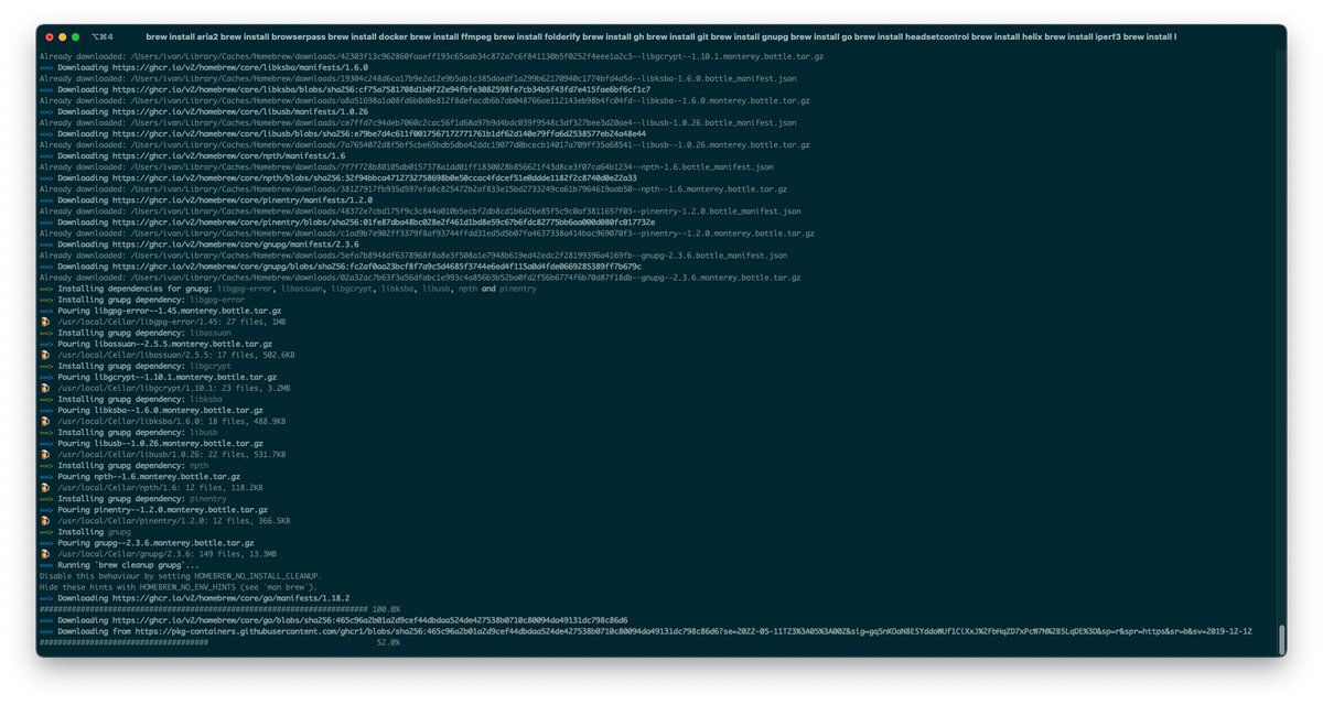 dreamwhitedev's tweet photo. tfw you realize that your https://t.co/1ZGbeYKO2R installation was in your $HOME and installations take hours. ffs https://t.co/fFTnEcvUOm