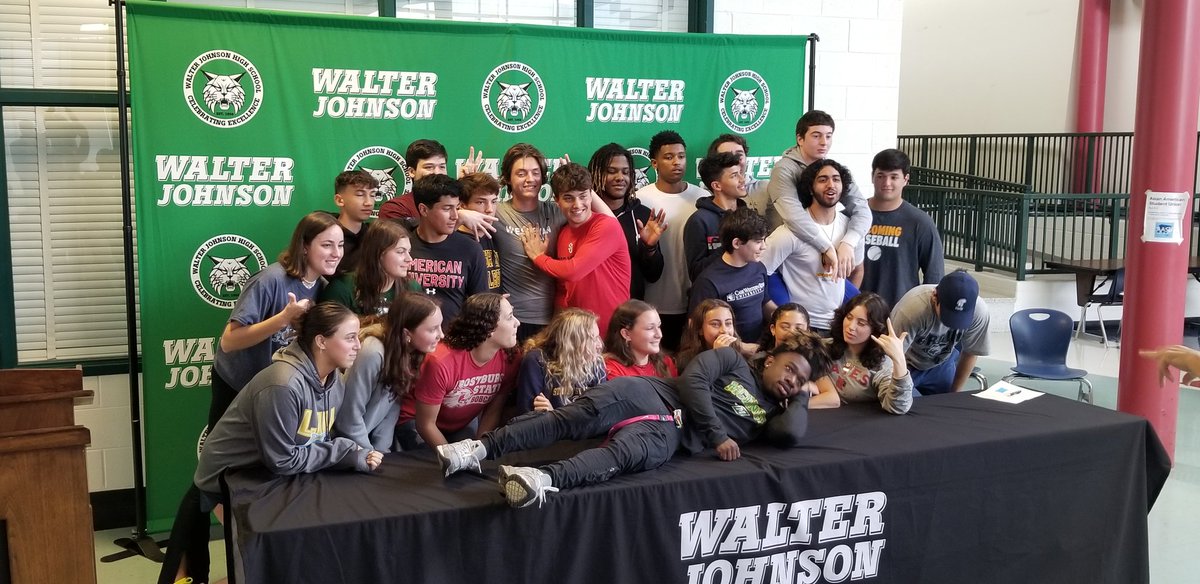 Senior signing ceremony saw 27 Wildcats sign their committments to play in college. Biggest class ever at WJ! SO PROUD OF THESE STUDENT-ATHLETES!