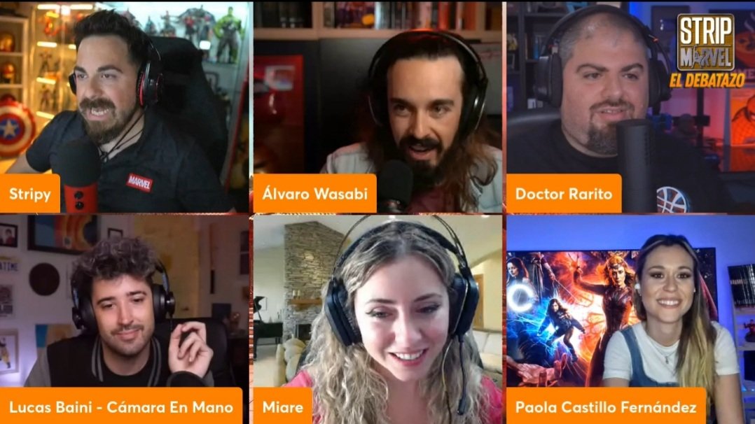 Hoy debut en el debatazo de <a href="/StripMarvel/">Dani Lagi ⚡️Strip Marvel</a> con este gran elenco. Estoy más cerca de Tom Holland, gente.