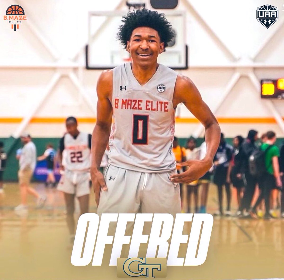 Blessed to receive my 3rd D1 offer from Georgia Tech 🐝 <a href="/GTMBB/">Georgia Tech Men’s Basketball</a>