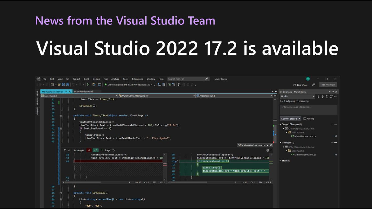 Visual Studio tweet media