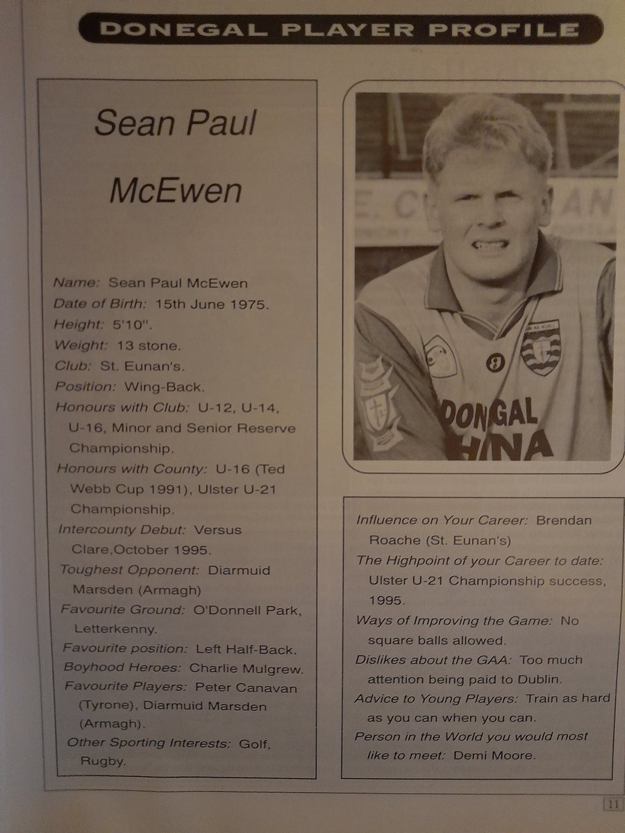 Player profile Sean McEwen