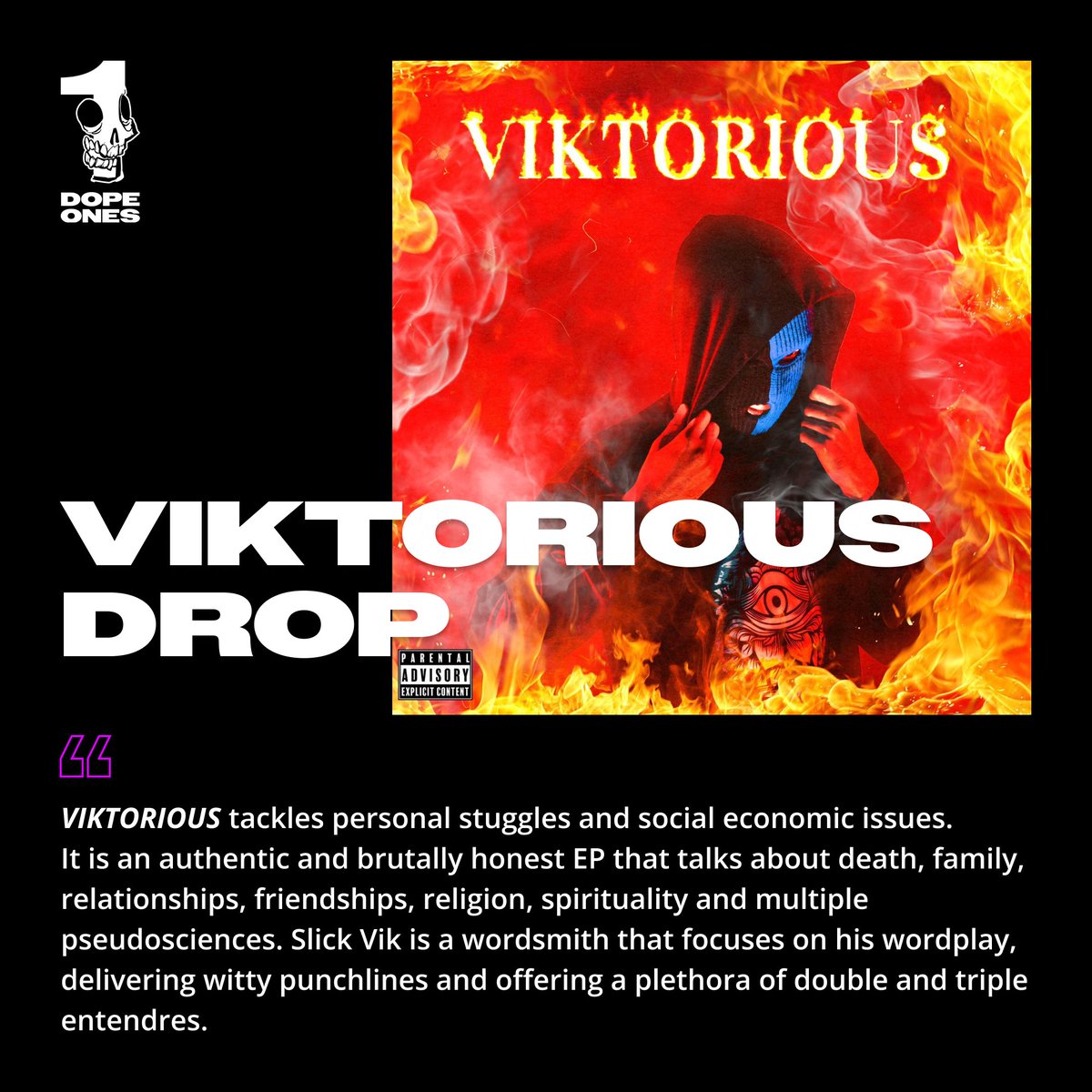 DopeOnesNFT's tweet photo. Slick Vik is an emcee and singer that is on his way to be one of the most versatile artists in Asia. 

Dope Insights is a weekly release of insider knowledge and captivating truths from grassroots music artists.

Follow us if you support #MusicNFT #NFT 🤟 https://t.co/phciiYOtjB