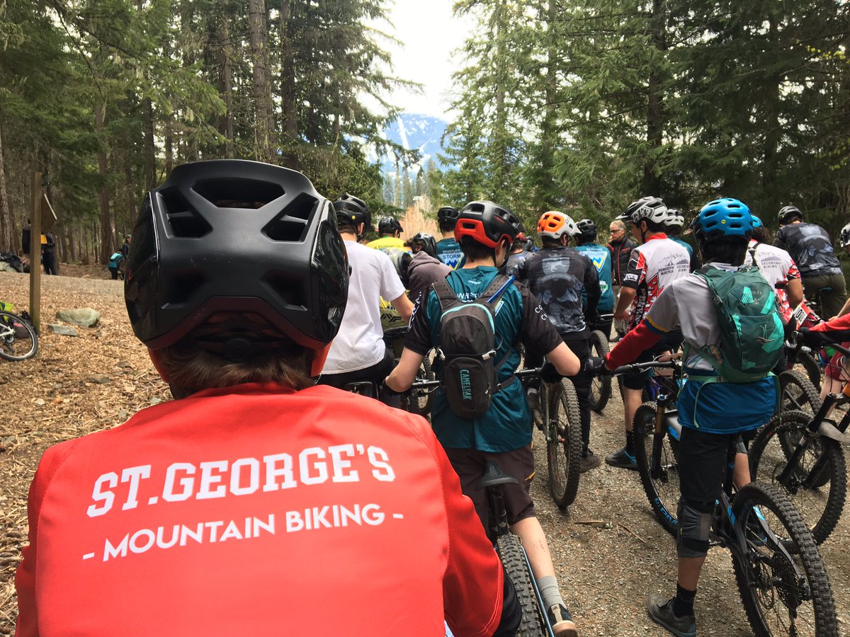 DocWeb_BC's tweet photo. @SaintsBC Mountain Biking Team in Whistler today.
Campbell Parrish comes home first in the senior race. 
@ATHLETICSaints 
#NorthShoreRaceSeries https://t.co/UeiZRYdFrp