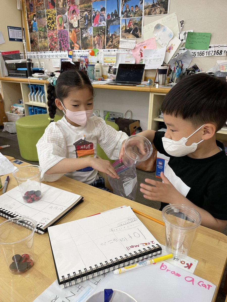 MelissaFleck8's tweet image. KC did counting collections with partners for the first time today. What amazing collaboration! #pypmath #countingcollections