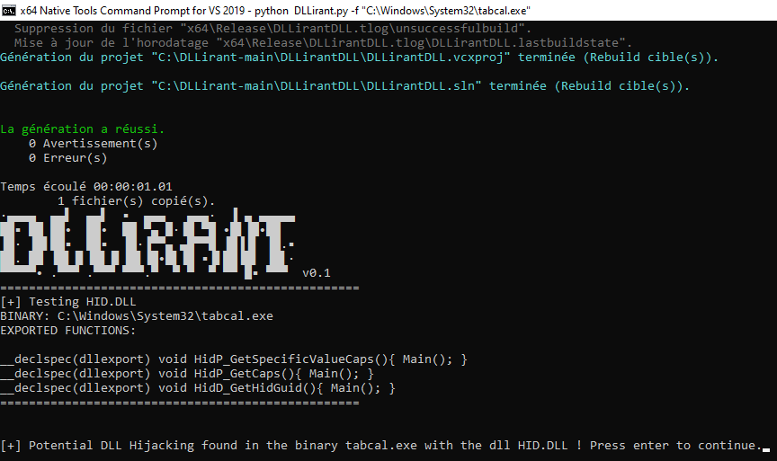 ptracesecurity's tweet image. DLLirant: automatize the DLL Hijacking research on a specified binary   securityonline.info/dllirant-autom…  #Pentesting #DLLHijacking #CyberSecurity #Infosec