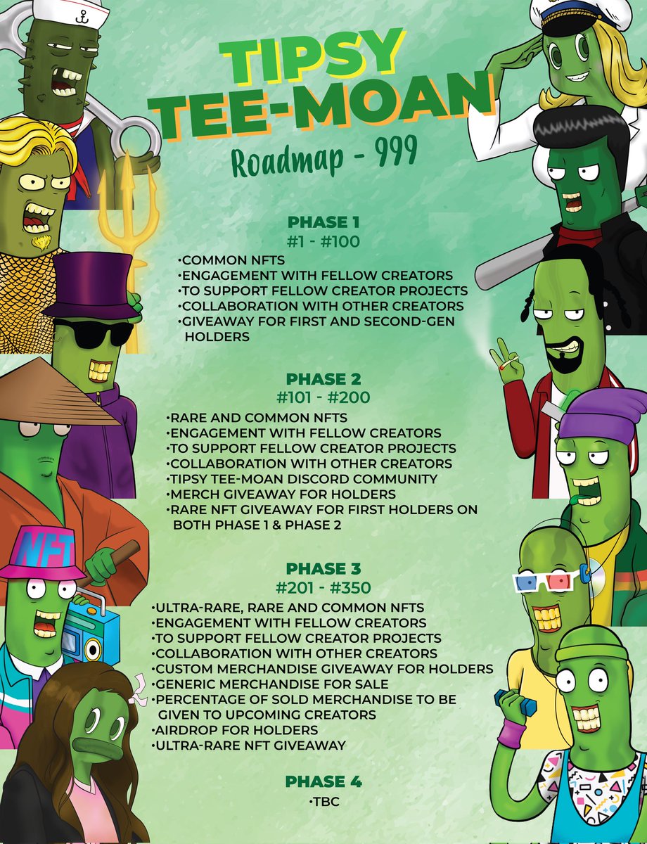 Our updated roadmap with a fresher look! 

#NFT
#NFTRoadmap 
#Pentas 

<a href="/WatDaFik/">WatDaFik</a> <a href="/s6xface/">s6xface</a>