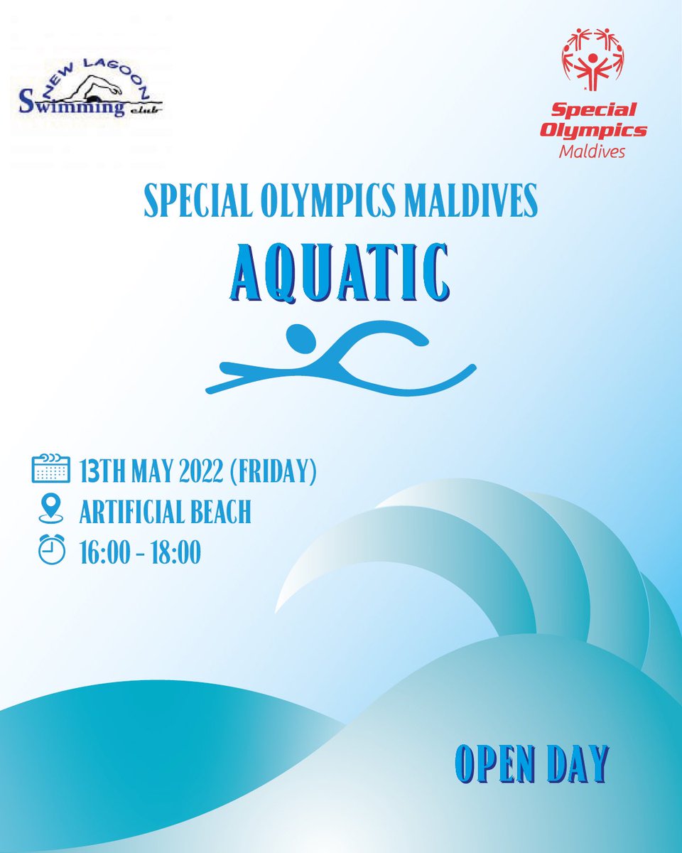 SolympicsMV's tweet photo. We want to request you to join the Open day event on 13 May 4pm, to kick start Swimming for SOM athletes. We require all the support you can send across!
#inclusionrevolution #unifiedplay #somaldives #unifiedpartners https://t.co/k1OLedQoI1