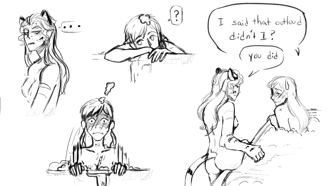 NordikLemon's tweet photo. silly little sketch page ft. tiger!elsa
---- https://t.co/XrWtEr1B9Q