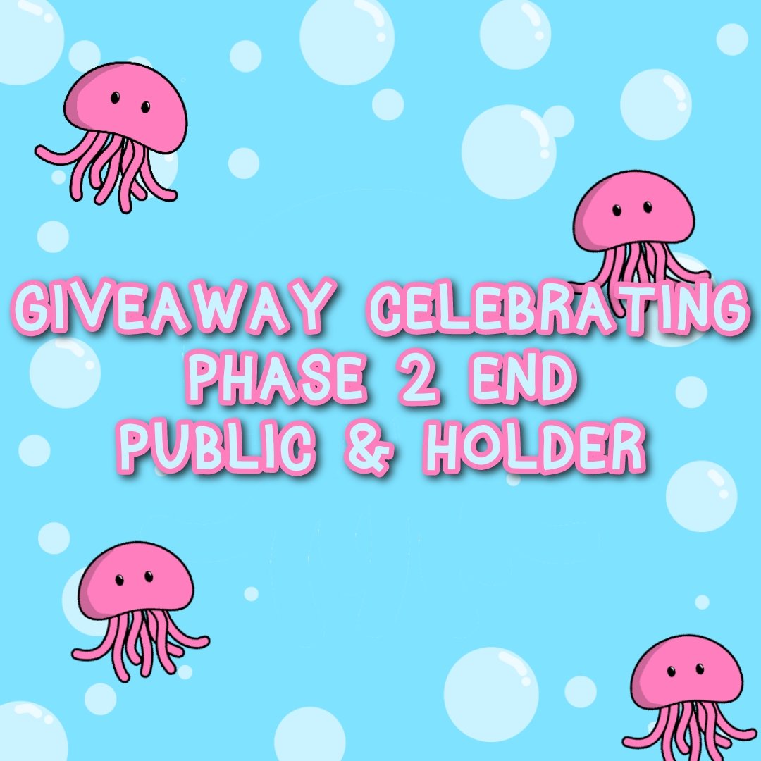 jellyfishverse's tweet photo. 🎊GIVEAWAY TIME🎊

🎁Get a chance to win 1 FREE NFT for 2 people(Holder &amp; Public)🎁

How to participate?
1. Follow us on twitter
2. Like &amp; Retweet
3. Comment &amp; tag your 3 active friends.

This giveaway over in 24 hour from now.

#nft #NFTCommunity #Giveaway #NFTCollection #nfts https://t.co/naApXrc0Wy
