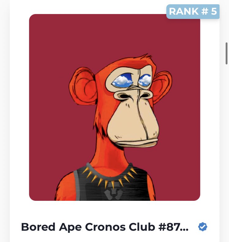 MogulGoneMad's tweet photo. Here on the price is right, it was about the right time I picked up a top ranking ape since I learned so much very quickly while coming up in the Bacc community. 

Throwing it Bacc this Thursday 

#Cro #Cronos #Defi #Community #BuyersMarket #MakeMoneyInTheBuy #LetsCrooo https://t.co/YndiMCbHUN