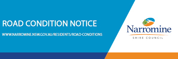 Narromine's tweet photo. Narromine Shire Council road updates can be found by visiting: https://t.co/VfsG0XFjiZ
⛈ Please visit Bureau of Meteorology for forecasts and flood warnings https://t.co/h8ilKEEvM3 
For help or emergency information, visit https://t.co/9lVGlvdTTz or contact 132 500.
#StaySafe https://t.co/IzoQHKrrV9