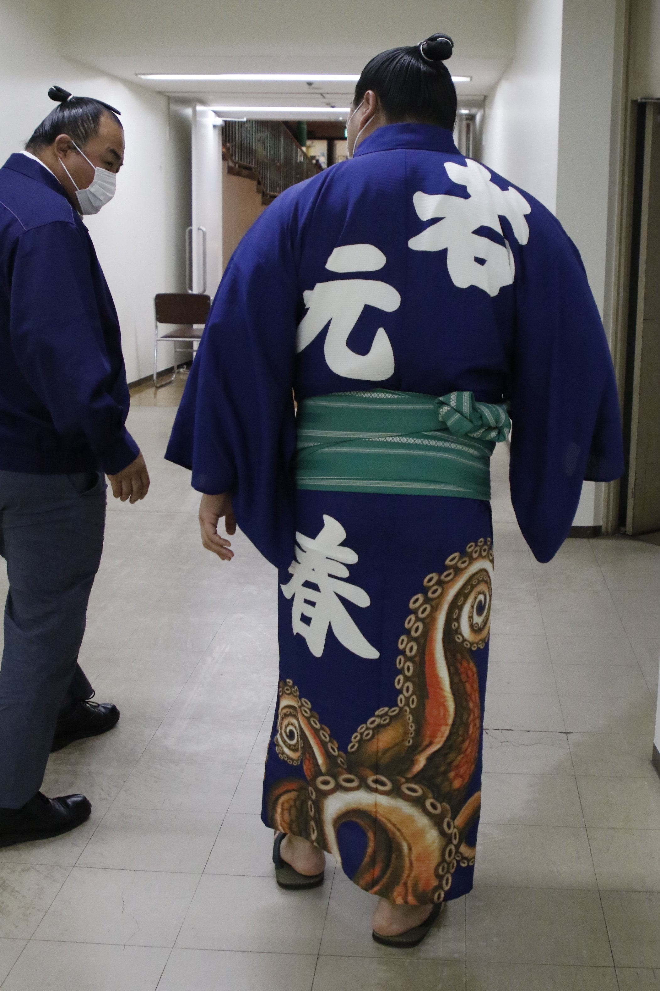 相撲 荒汐部屋 トートバッグ ハンドメイド 浴衣 反物 若隆景 若