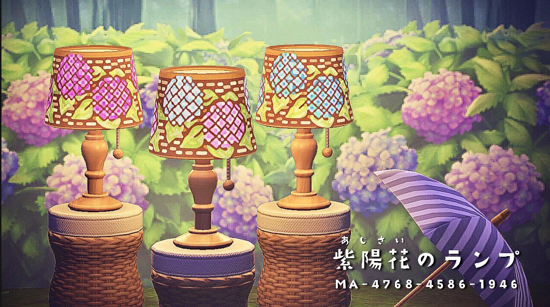 マイデザまとめ【あつ森】攻略 on Twitter "マイデザまとめ 🛋 summer collection☔️🐌 初夏 部屋 飾 紫陽花