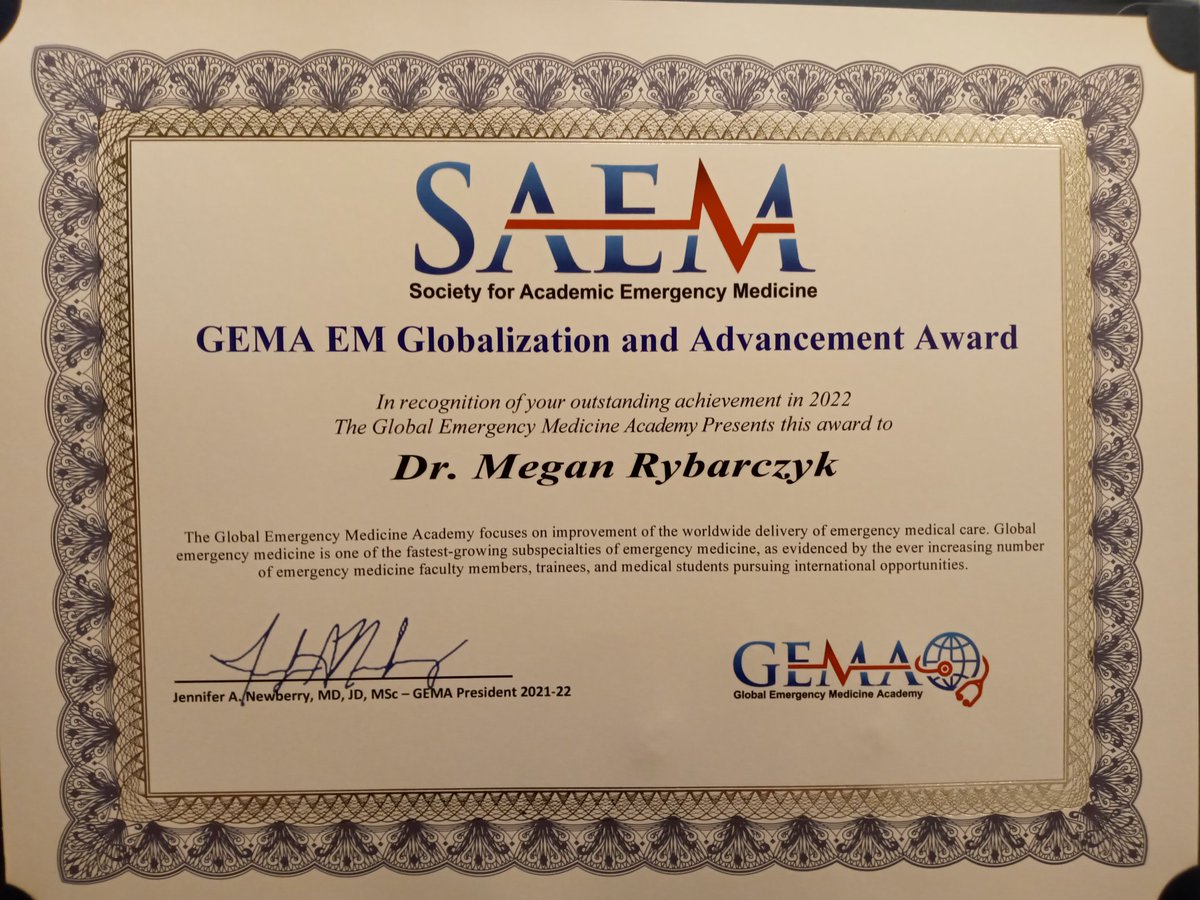 Penn GEM (@pennglobalem) on Twitter photo Congratulations <a href="/MeganRybarczyk/">Megan Rybarczyk</a>! #SAEM22 <a href="/SAEM_GEMA/">SAEM Global Emergency Medicine Academy</a> <a href="/UPennEM/">Penn EM Residency</a> <a href="/UPennCGH/">CGH</a> #emergencycare Congratulations <a href="/MeganRybarczyk/">Megan Rybarczyk</a>! #SAEM22 <a href="/SAEM_GEMA/">SAEM Global Emergency Medicine Academy</a> <a href="/UPennEM/">Penn EM Residency</a> <a href="/UPennCGH/">CGH</a> #emergencycare