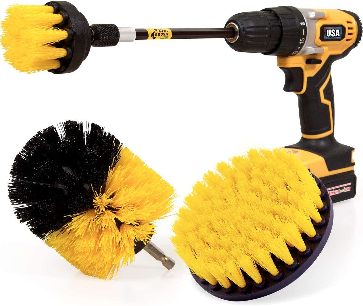 techgadgetsmith's tweet image. Drill Brush Power Scrubber Cleaning
 Extended Long Attachment Set All Purpose Drill Scrub Brushes Kit for Grout, Floor,

BrandHolikme

Item Dimensions LxWxH6 x 6 x 3 inches

Handle MaterialStainless Steel

amzn.to/3FDxVrM

#brand #power