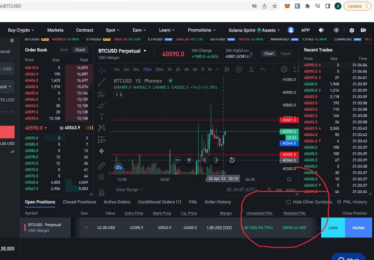 CrashiusClay69's tweet photo. While all these guys out there who claim to be traders (but never show their trades), and all these guys who claim to have "called it" by saying price could "possibly" go down, but it could also go up. #CrashTraders shorted and made over $190k in the last 3 weeks. All In REAL⏳ https://t.co/he3yVYcwsZ