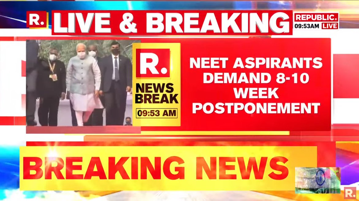 republic's tweet photo. #BREAKING | NEET Aspirants write to Prime Minister Narendra Modi to postpone NEET-PG examination scheduled for 21st May 2022 by 8-10 days

https://t.co/7O7oyzGWN6 https://t.co/dEvvnYe3qQ