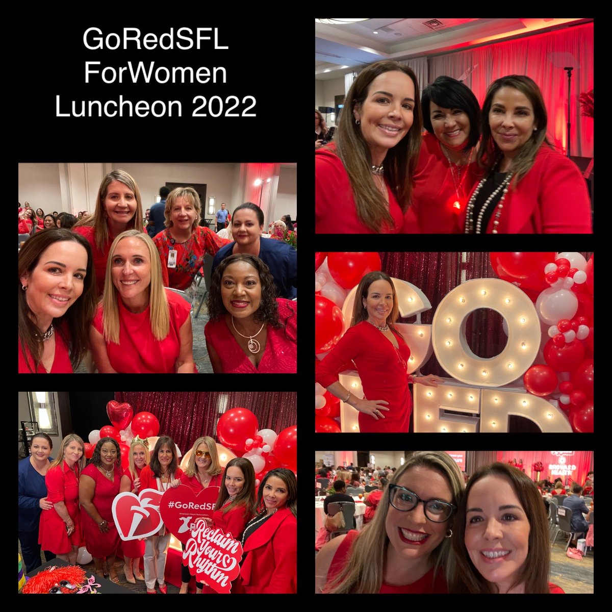 It’s a true honor as the Circle of Red Chairwoman to join this amazing group of women raise cardiovascular disease awareness at the Go Red For Women Luncheon! #GoRedSFL
