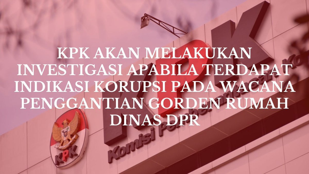 KangPar55780851's tweet photo. Dukung KPK Agar Fokus Dan Optimal Melakukan Pemberantasan Korupsi https://t.co/Pi0s6fQB1C