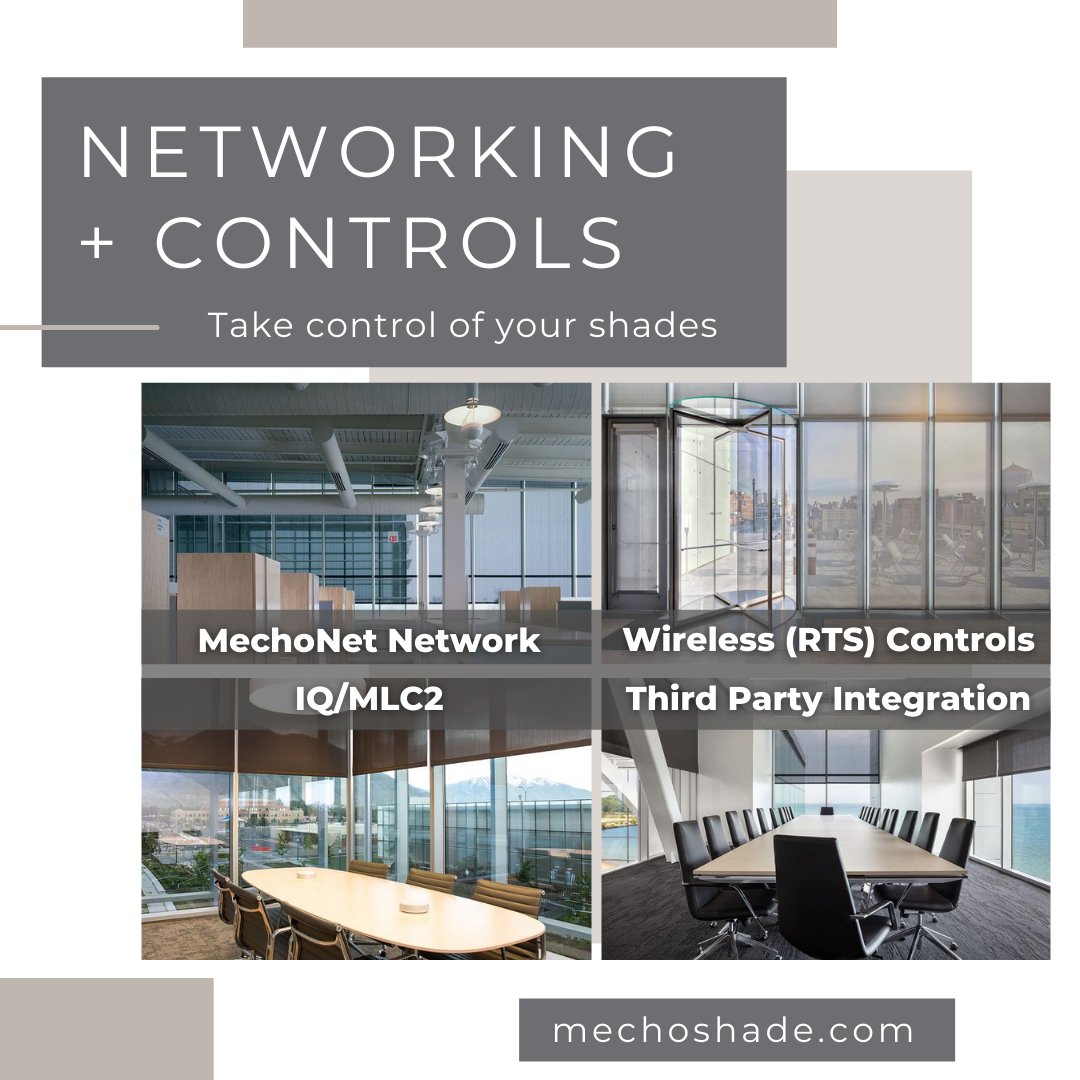 Choose from networked and wireless communication protocols that seamlessly integrate into existing systems or create a custom implementation to control your shading solution.

Learn more about our solutions to take control of your shades: bit.ly/39fcctV