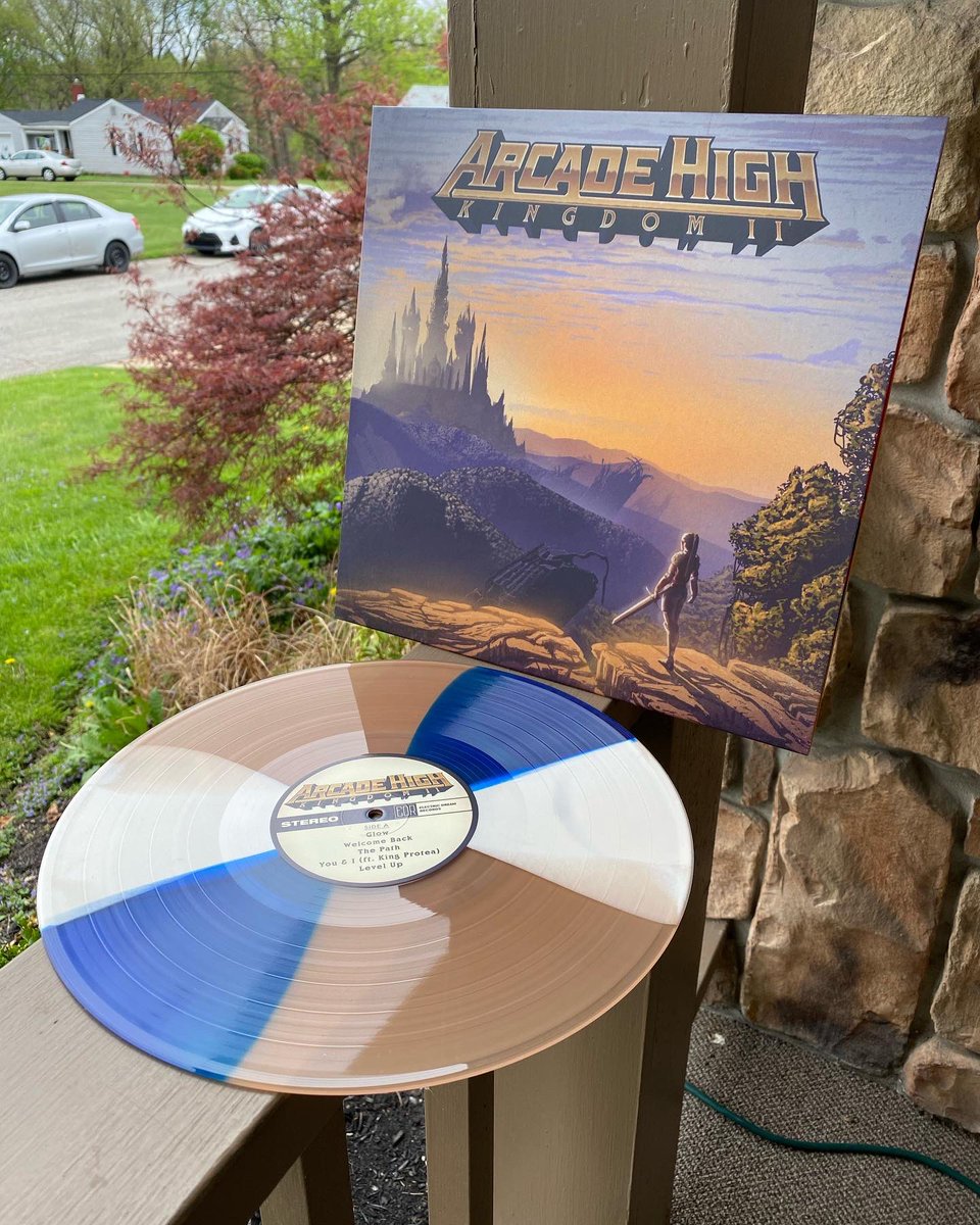 ArcadeHighMusic's tweet photo. The time is nigh, everyone - this Friday 13th our vinyl of Kingdom II will be on sale via @dream_electric ! https://t.co/knpVrvx3OX