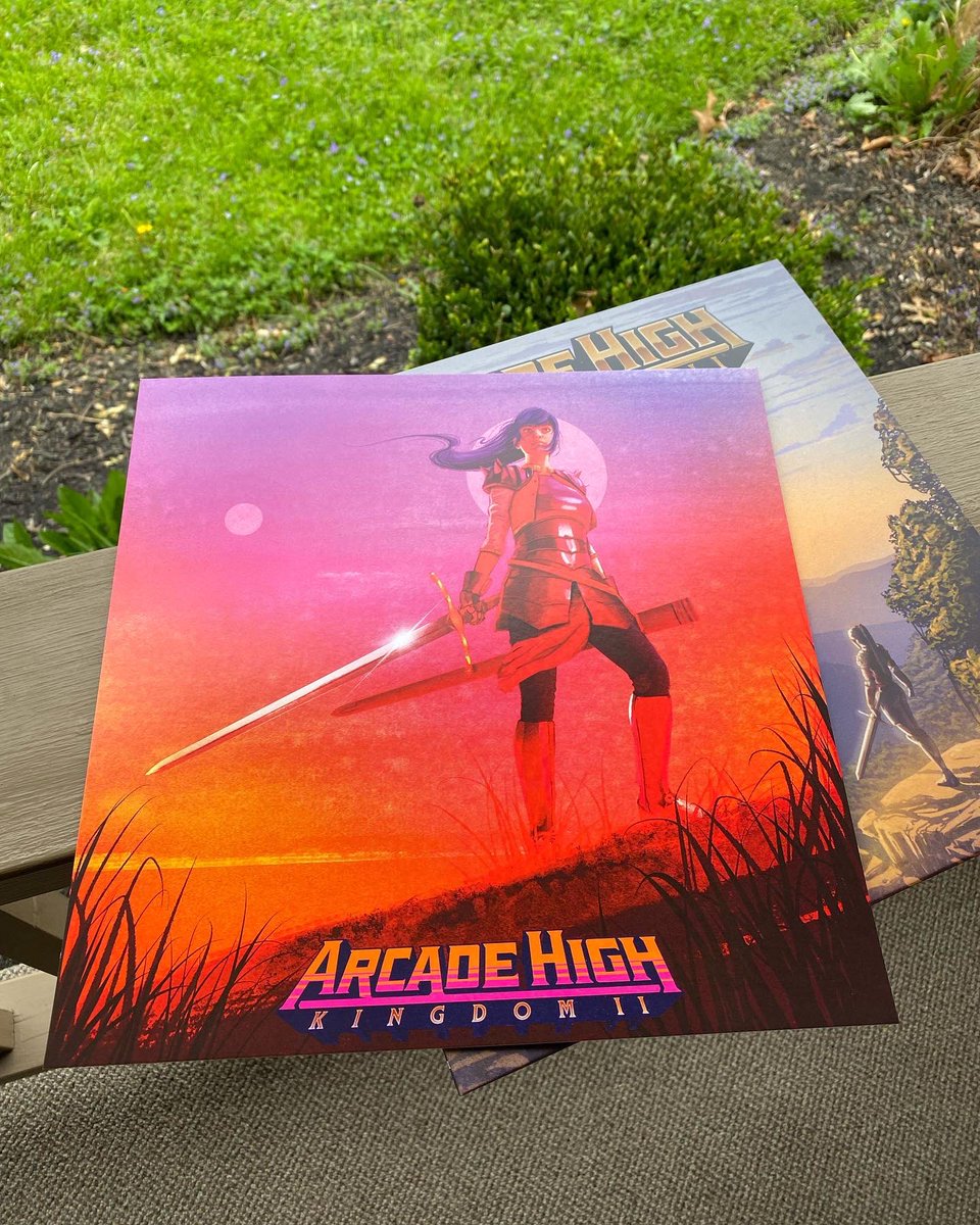 ArcadeHighMusic's tweet photo. The time is nigh, everyone - this Friday 13th our vinyl of Kingdom II will be on sale via @dream_electric ! https://t.co/knpVrvx3OX