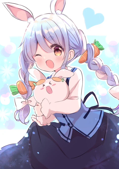 ご注文はぺこーらですか?🐇💙
 #ぺこらーと 