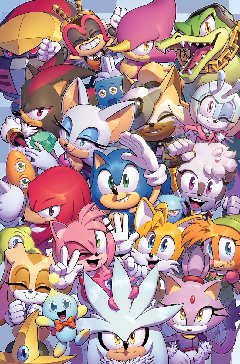 RT @streak_of_blue: Why is no one talking about this issue 50 cover?! it's amazing!

#IDWSonic https://t.co/zck2z5xacn