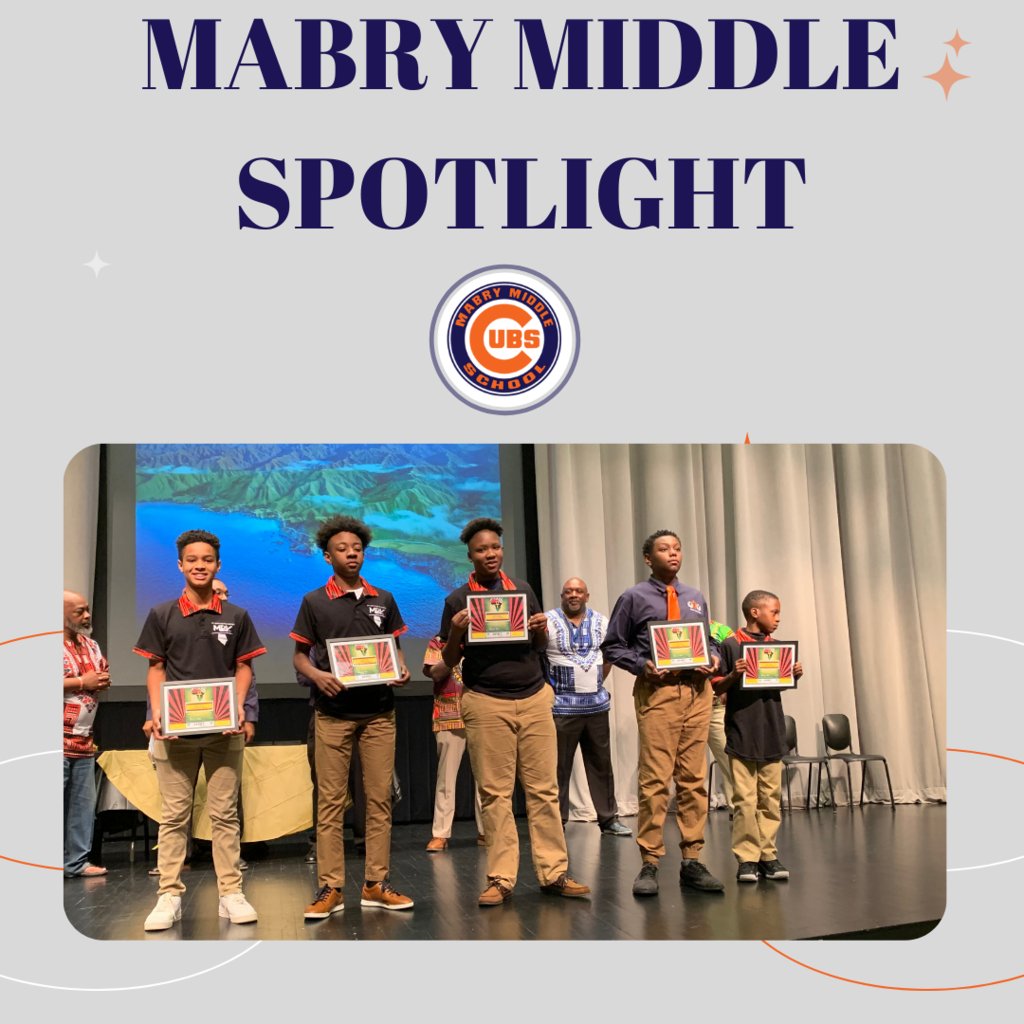 MabryMiddle's tweet photo. The Mighty Men of Mabry celebrated a successful inaugural year with a special graduation induction ceremony. Groups from District 3, District 6, and High Point Academy held a joint ceremony to highlight each program.
#CountOnMe #CountOnMabry #WeAreOne https://t.co/mfIiARPCM1