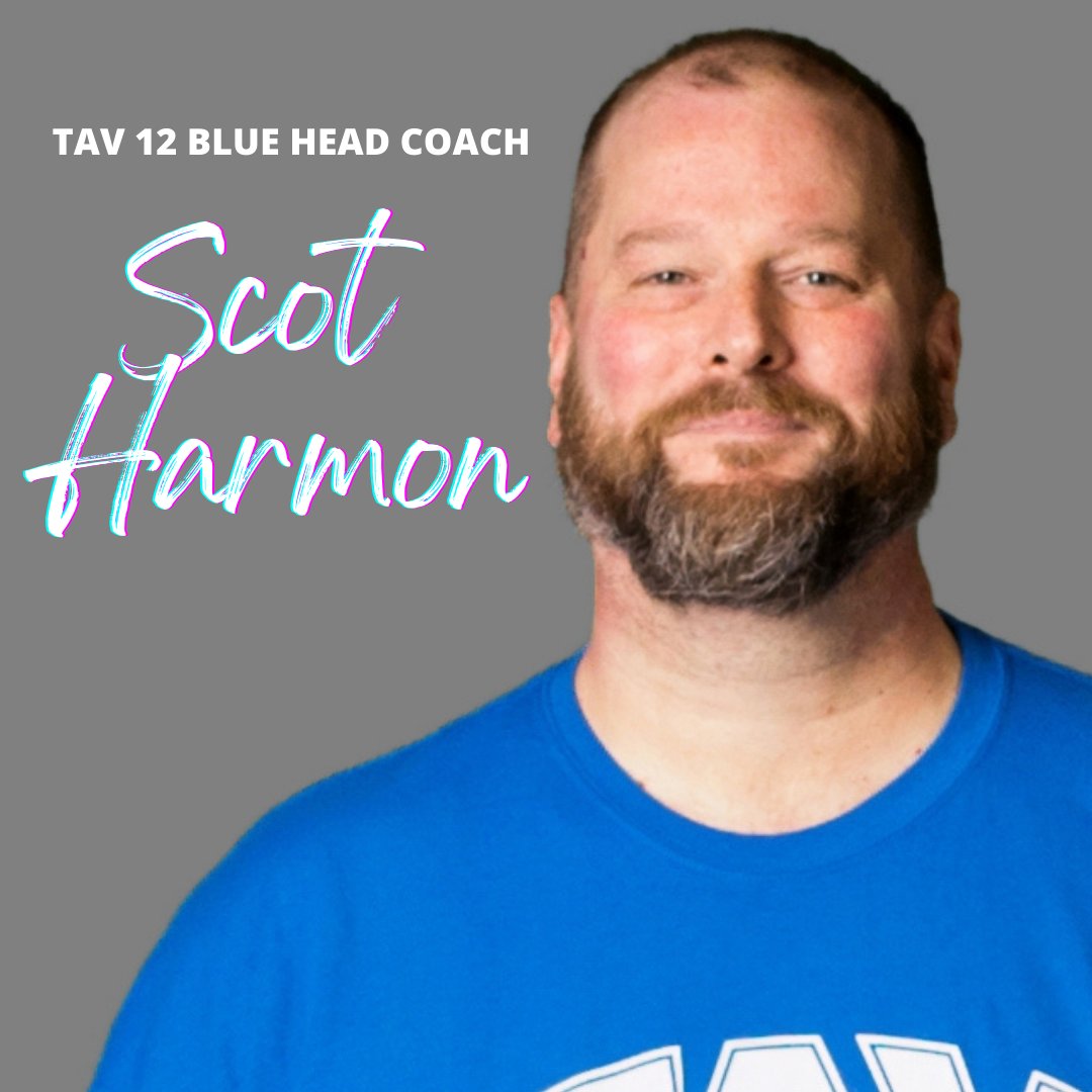 TAVVolleyball's tweet photo. Next up for the 2022-23 Season is #TAV12Blue Head Coach: Scot Harmon! #GoTAV https://t.co/Lj6pbF3103