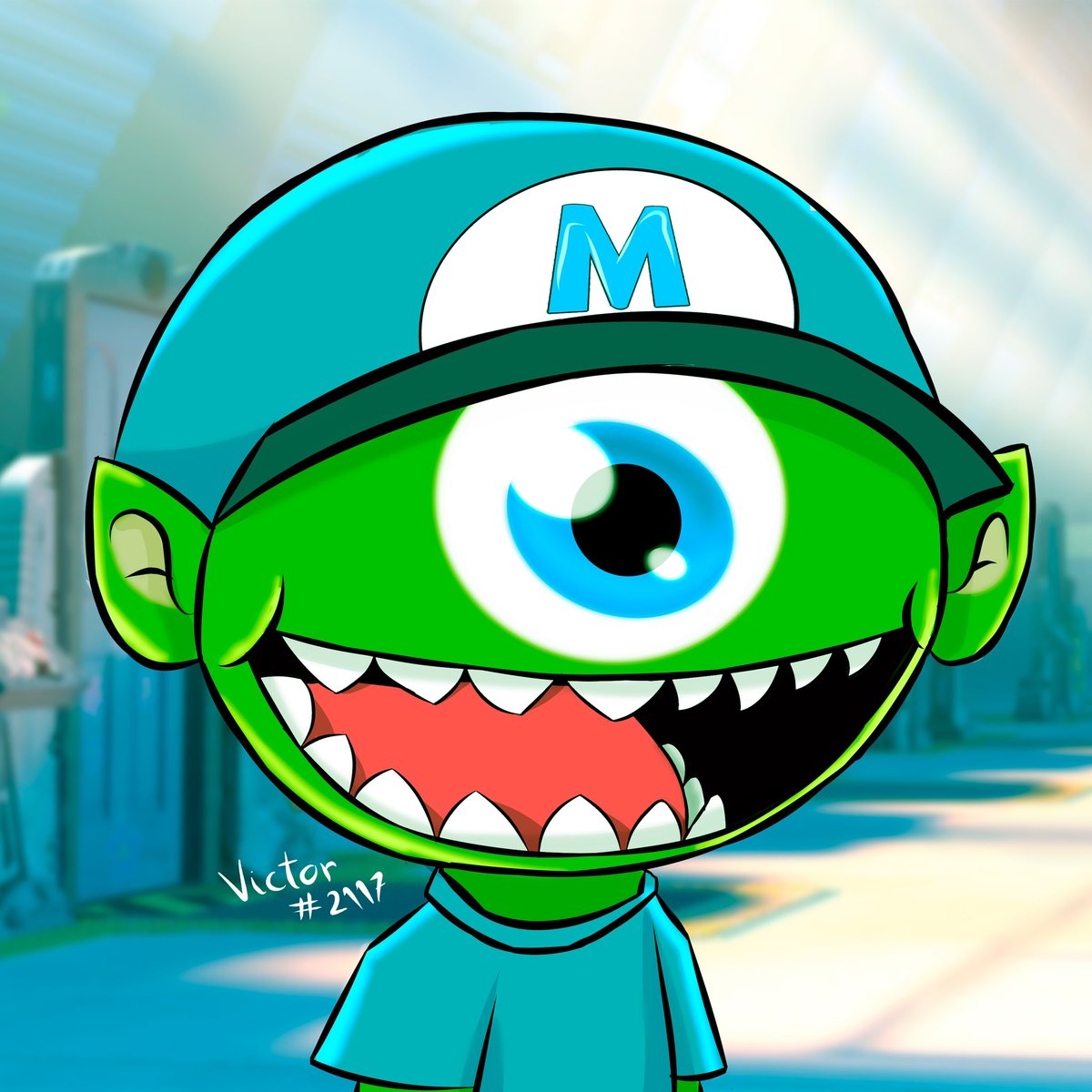 VictorC_eth's tweet photo. Hey Guys! 

I’m Victor and today I wanted to pay homage to one of my favorite cartoons ever growing up.
Well, here’s Mike Wazowski! The one-eyed green monster from “Monsters, INC.” and “Monsters University”.

Hope y’all like it! 
@KarafuruNFT https://t.co/xlDlAnb7KI