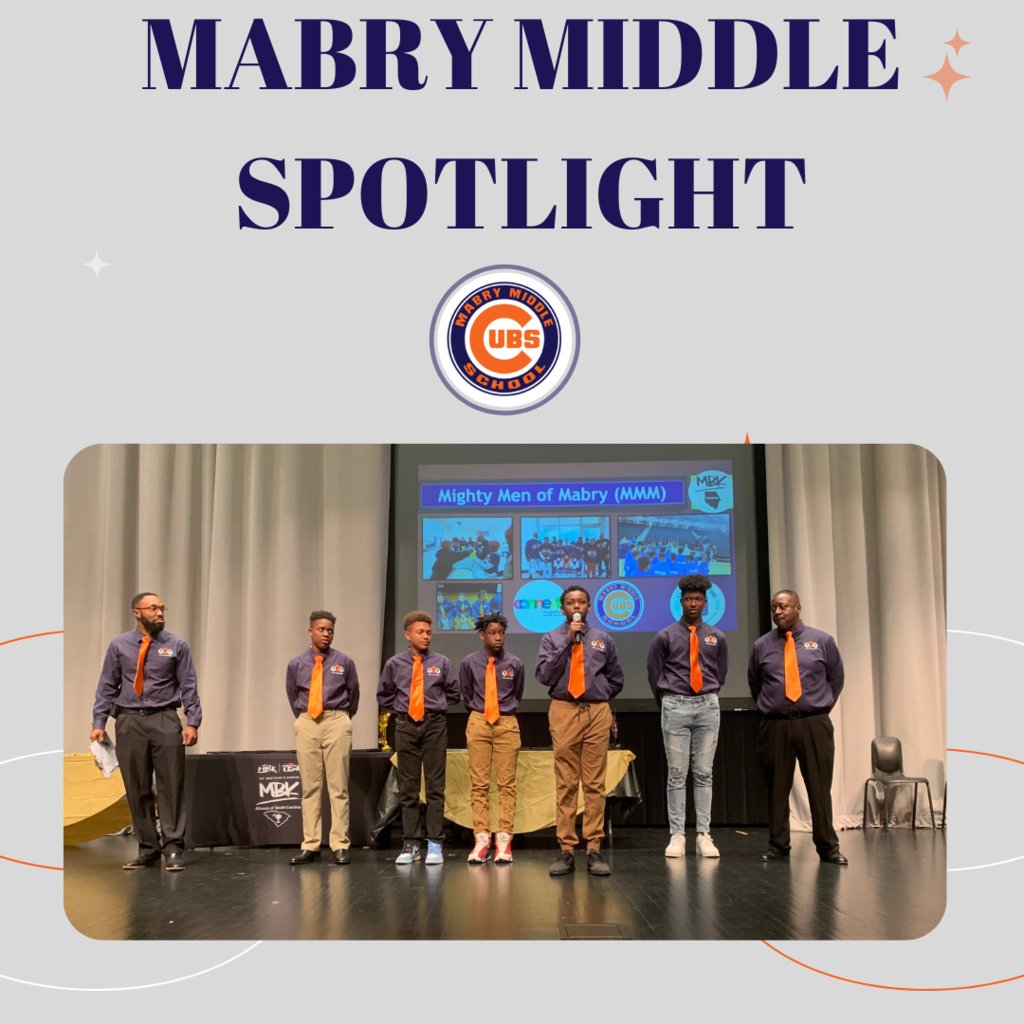MabryMiddle's tweet photo. The Mighty Men of Mabry celebrated a successful inaugural year with a special graduation induction ceremony. Groups from District 3, District 6, and High Point Academy held a joint ceremony to highlight each program.
#CountOnMe #CountOnMabry #WeAreOne https://t.co/mfIiARPCM1