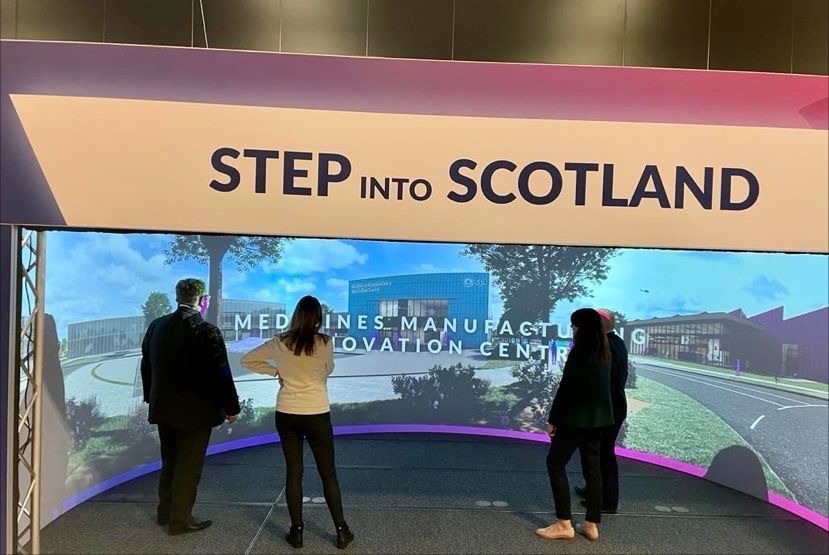 UAZTechParks's tweet photo. Day 2 at the #WorldForum22 and there is plenty of buzz around the Scottish Development International stand for Scotland’s home of advanced manufacturing innovation- the Advanced Manufacturing Innovation District Scotland (AMIDS). https://t.co/klB30Yjk3T
