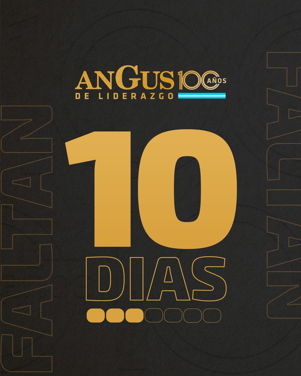 ¡1⃣0⃣ días para vivir un evento único e histórico!

Están dadas las condiciones para vivir una gran fiesta de la ganadería y sobre todo de la raza líder 🔥

Estamos muy ansiosos y felices de encontrarnos en el gran evento de Angus 😄😄

Los esperamos  👉 Del 21 al 28 de mayo