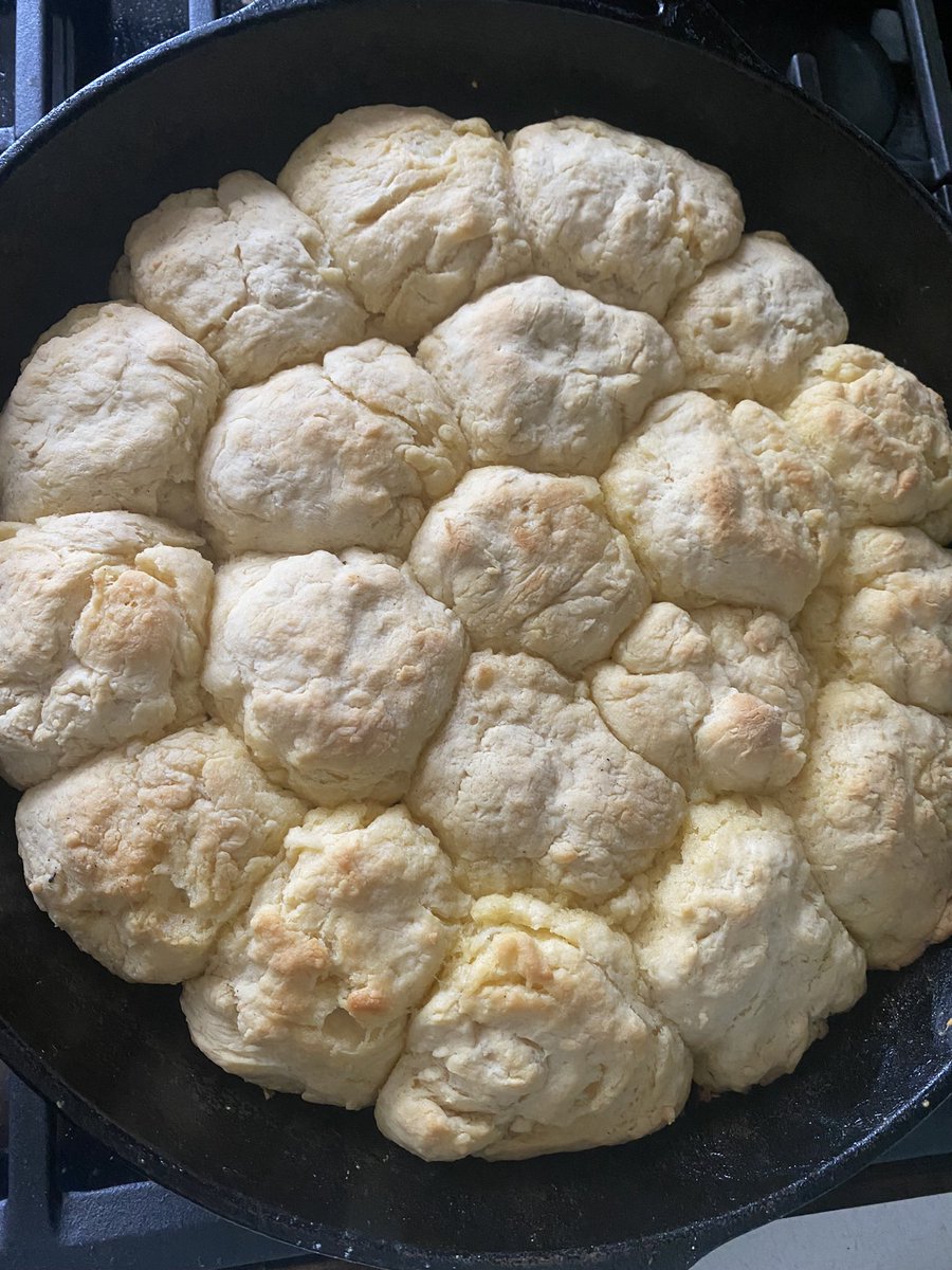 mo_lynn's tweet photo. Fresh and buttery buttermilk biscuits to #feedthepatriarchy and my Bible study 
#kitchenofoppression https://t.co/BoX56bgK6E