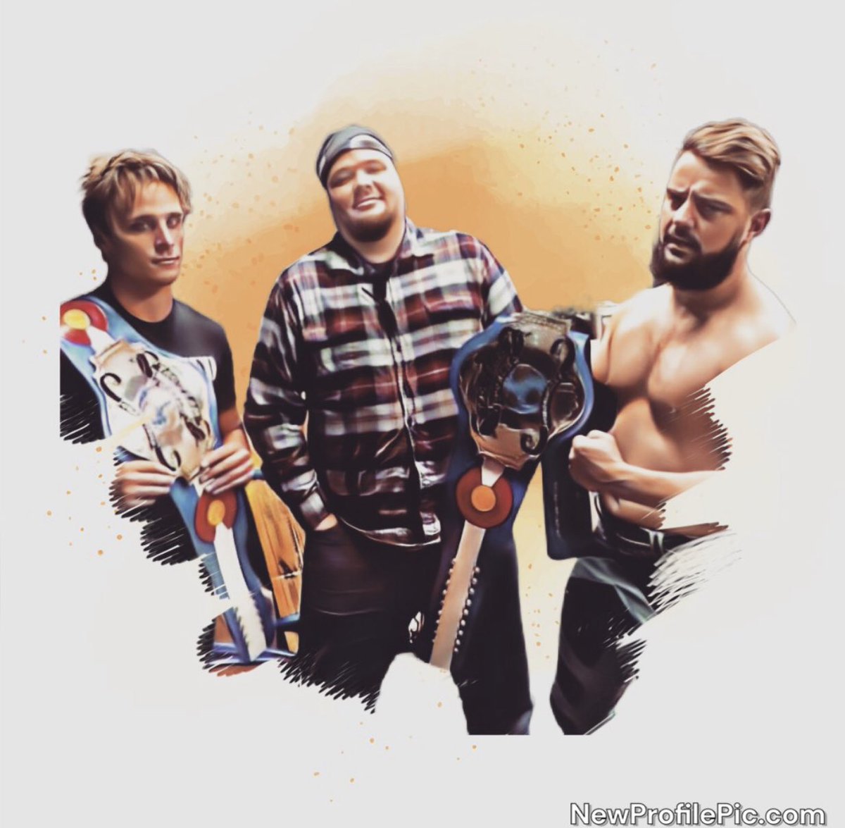 Defending our tag belts this weekend at <a href="/NEWColorado/">New Era Wrestling</a> ! Maybe I should sell this photo as merch.