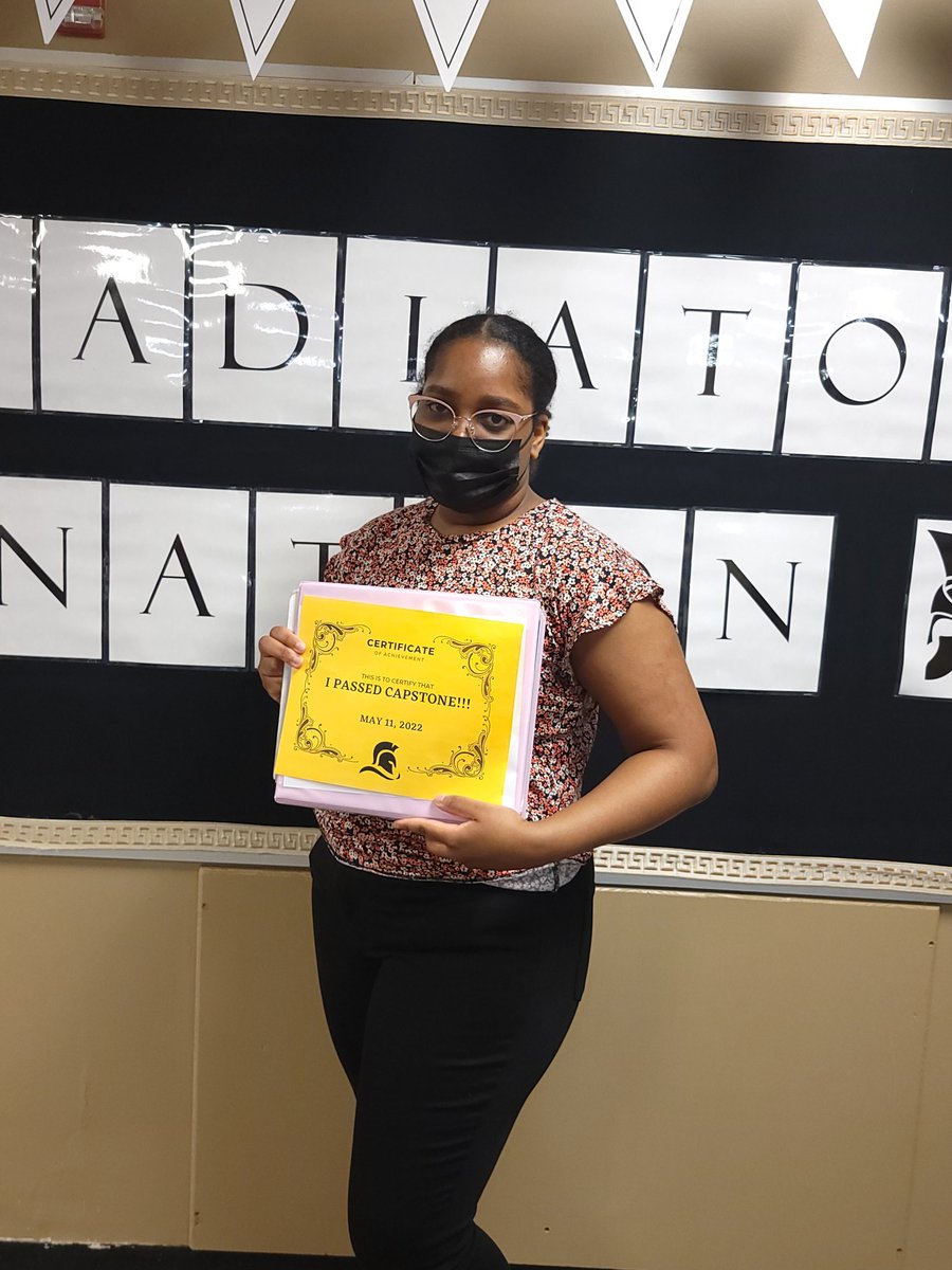 There was much excitement this afternoon <a href="/MagnetClassical/">Classical Magnet</a> as our seniors presented their Capstone projects. Look at these smiles when they received their golden "I Passed Capstone" ticket. #CMS #Classof2022 
<a href="/Hartford_Public/">Hartford Public Schools</a> 
<a href="/MrRichT1P/">Tyrone Richardson</a> 
<a href="/HartfordSuper/">Dr. Andraé Townsel</a>