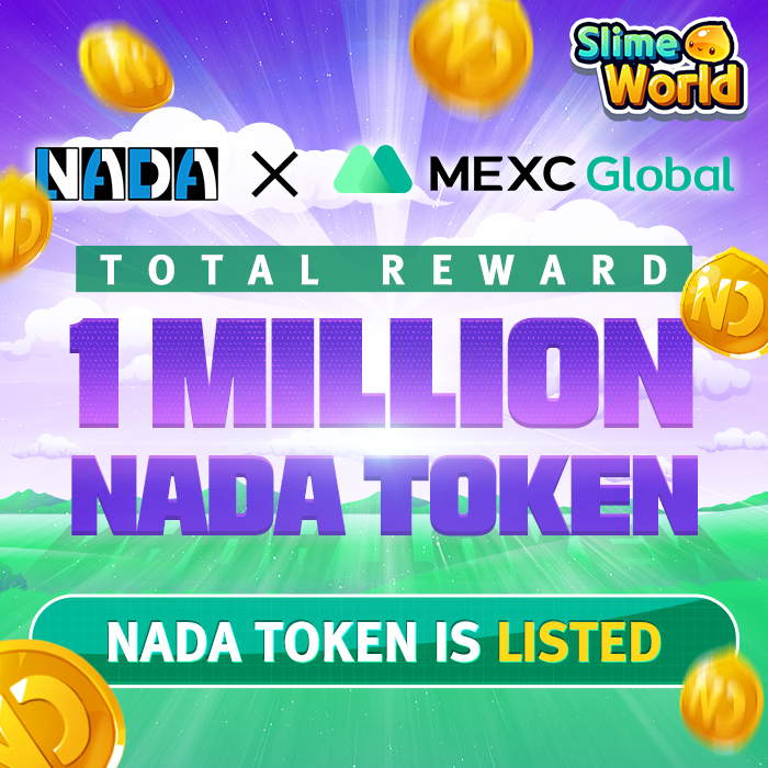 [Airdrop Event to celebrate NADA Token Listing]

Event Schedule:
Until 5/26 14:59 (UTC)

📝More Detailed Information
slimeworldnft.com/front/communit…

gleam.io/6bQyO/slime-wo…