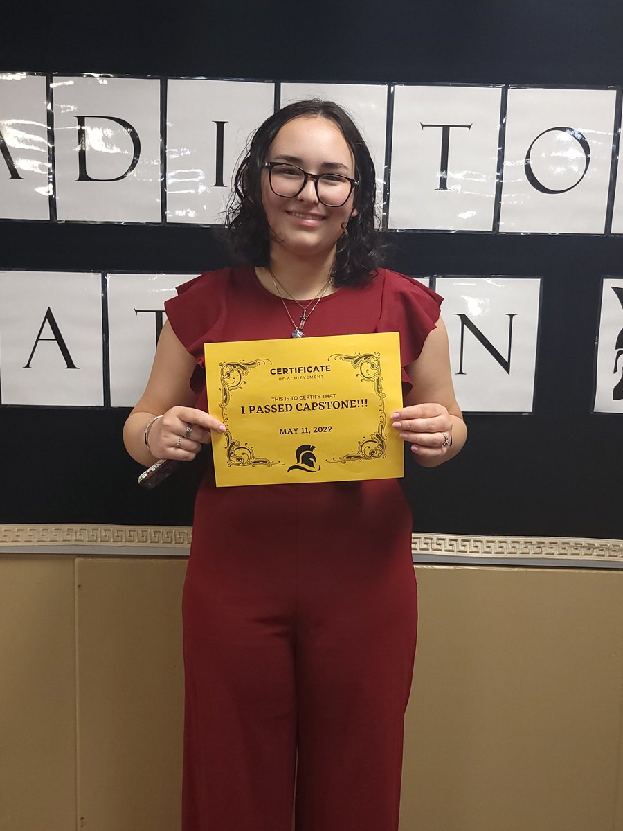 There was much excitement this afternoon <a href="/MagnetClassical/">Classical Magnet</a> as our seniors presented their Capstone projects. Look at these smiles when they received their golden "I Passed Capstone" ticket. #CMS #Classof2022 
<a href="/Hartford_Public/">Hartford Public Schools</a> 
<a href="/MrRichT1P/">Tyrone Richardson</a> 
<a href="/HartfordSuper/">Dr. Andraé Townsel</a>