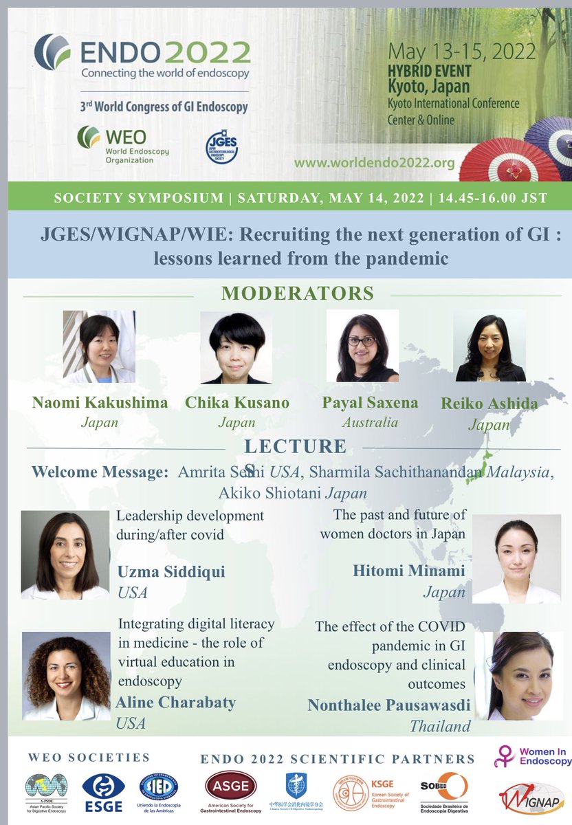 sharmilasachi68's tweet photo. Join us this weekend @endo2022
#WIGNAP #WIE #JGES @drsethinyc @DCharabaty @UzmaSiddiquiMD @PayalSaxena https://t.co/cF7JkDarj4