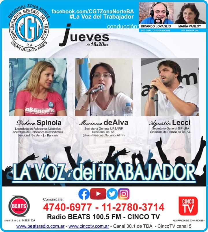 CGT Regional Zona Norte - Pcia de Bs As (@cgtzonanorteba) on Twitter photo 