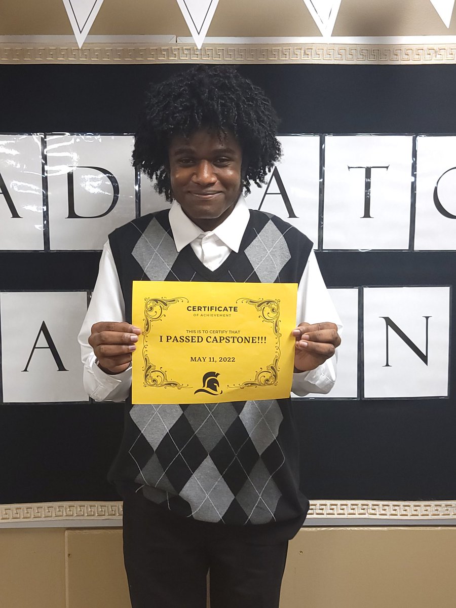 They got the golden ticket!!! #IPassedCapstone
<a href="/MagnetClassical/">Classical Magnet</a> <a href="/MrRichT1P/">Tyrone Richardson</a> <a href="/Hartford_Public/">Hartford Public Schools</a>