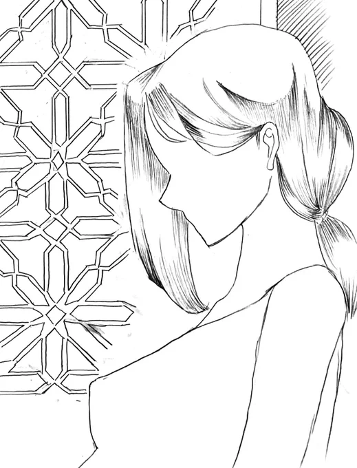 545日目、朝40分間描きました!

途中で定規を放り投げて描いたへにゃへにゃ幾何学模様窓…(🐍女体化注意) 