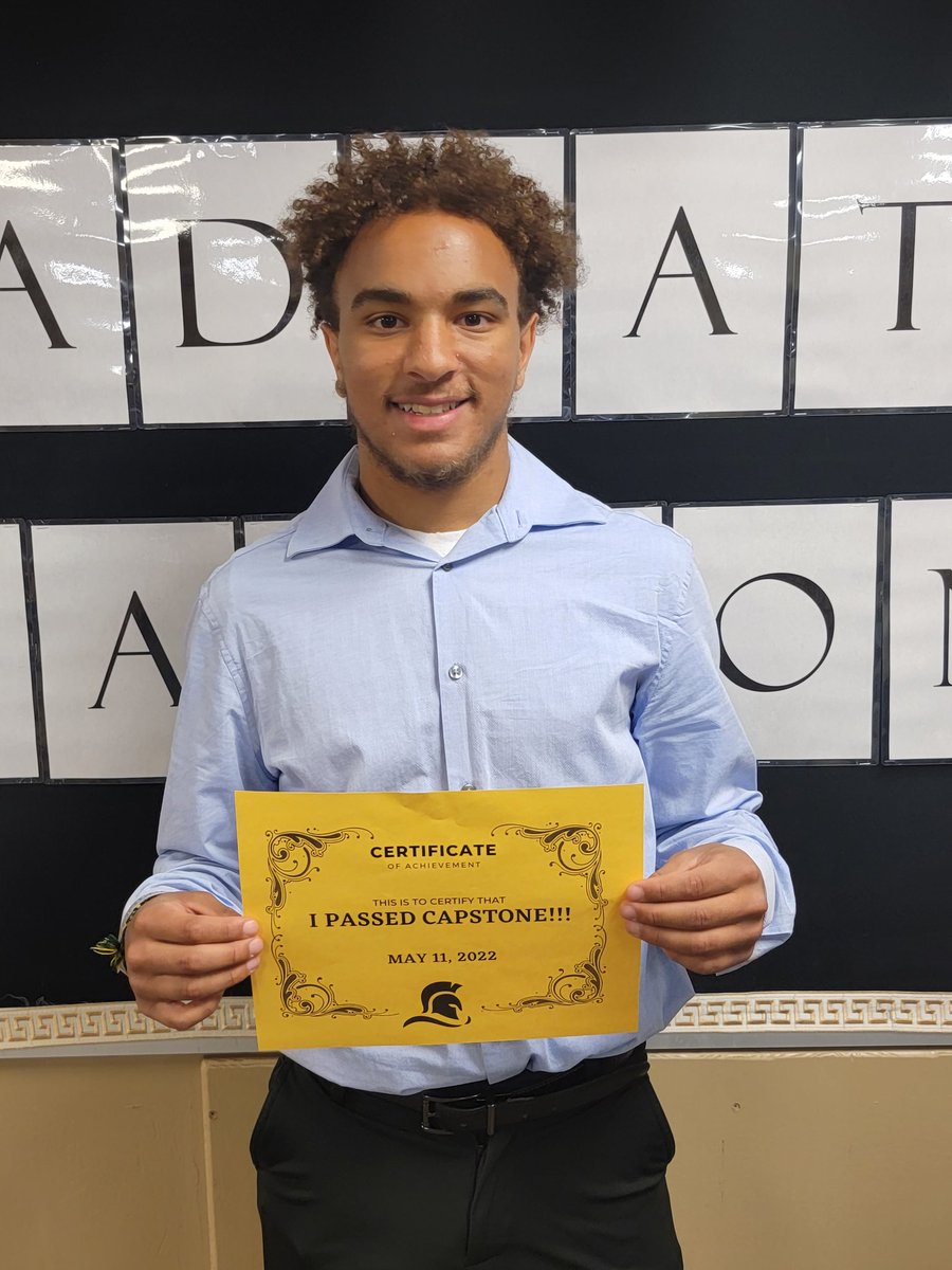 The Golden Ticket! #IPassedCapstone
<a href="/MagnetClassical/">Classical Magnet</a> 
<a href="/Hartford_Public/">Hartford Public Schools</a>